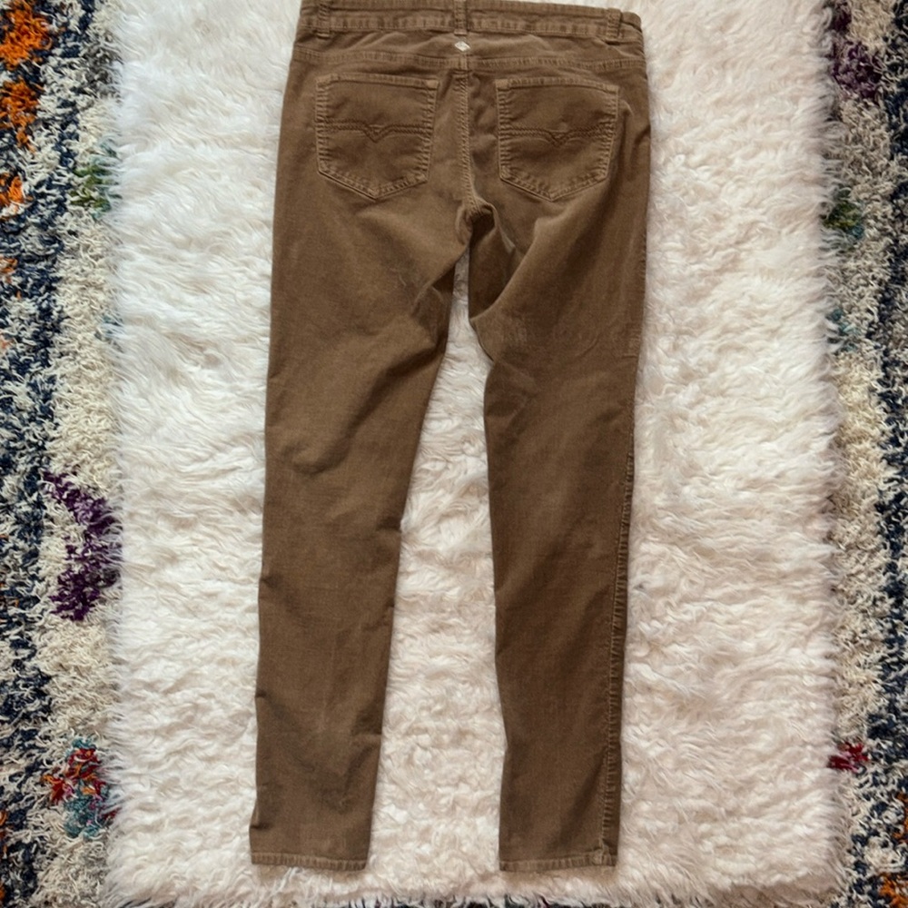 Prana Low-Rise Corduroy Skinny Stretch Pants, Size 2 - Picture 5 of 16